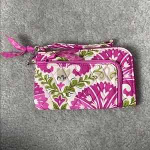Double zippered wristlet